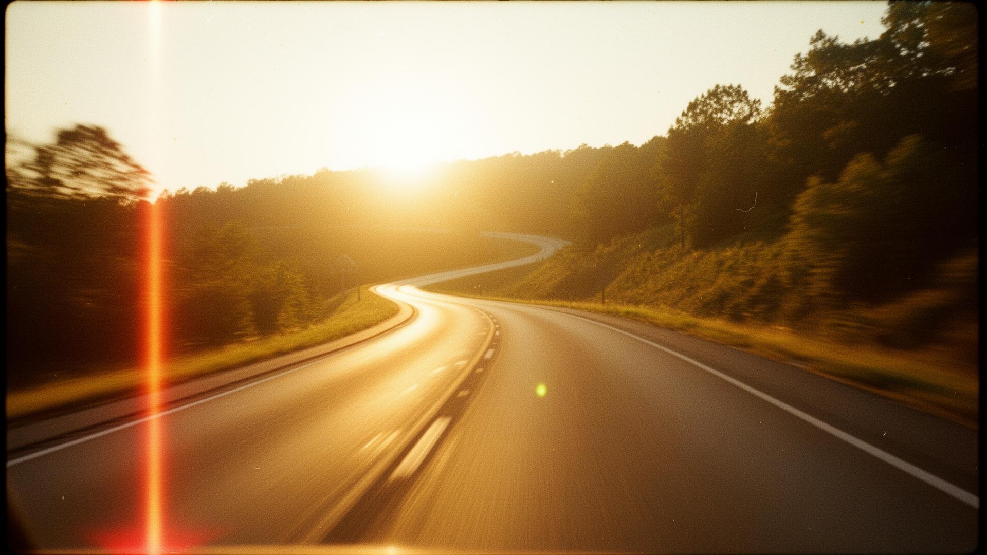 The drive south
